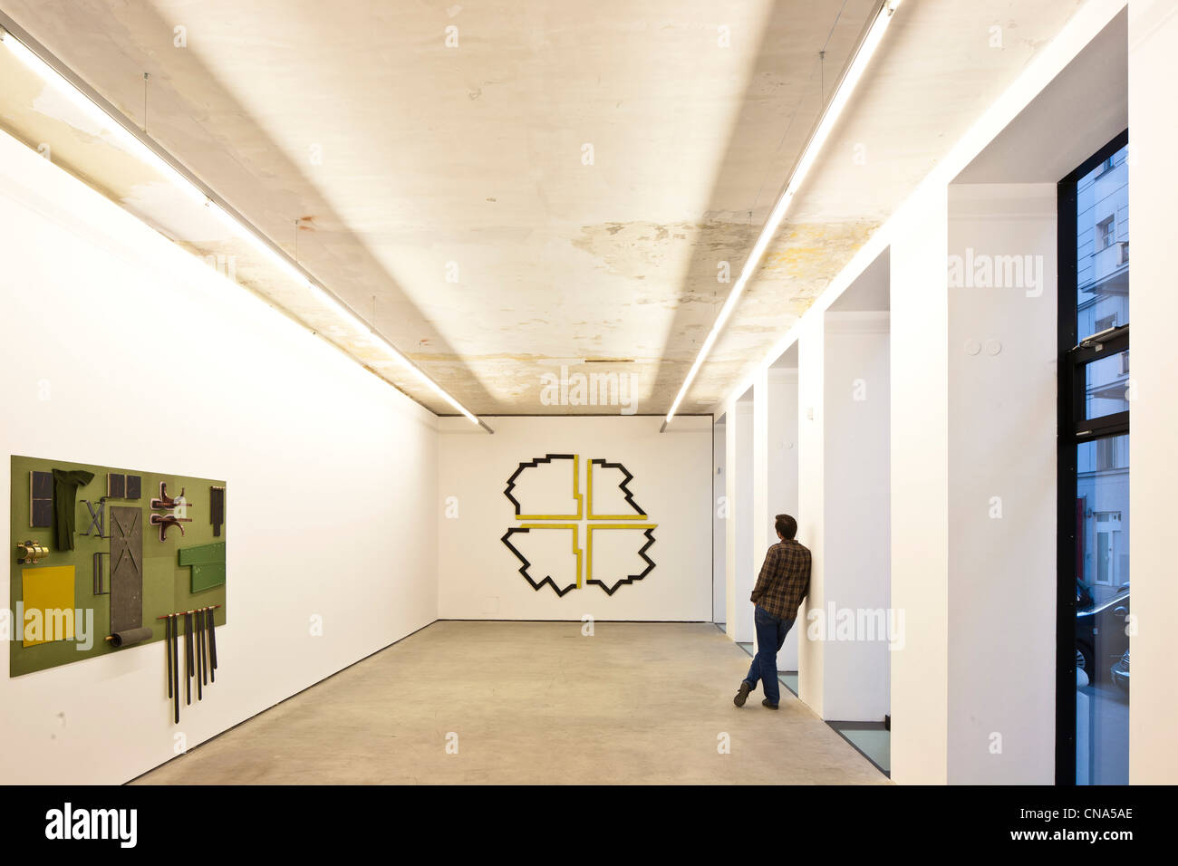 Österreich, Wien, BAWAG Foundation, BAWAG Contemporary, eine Ausstellung des österreichischen Künstlers Luisa Kasalicky unter dem Titel en-suite Stockfoto