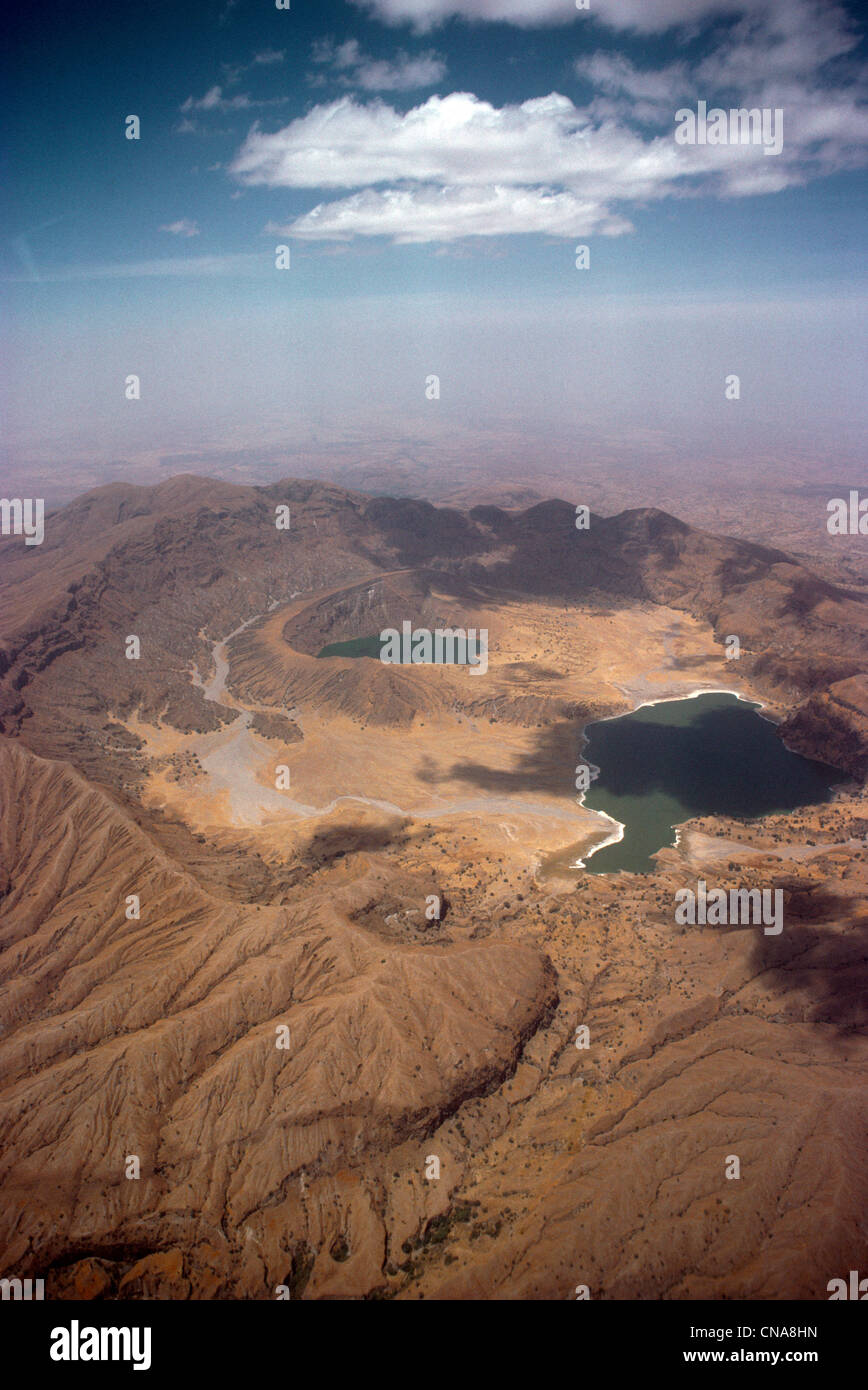 Jebel Marra Sudan Krater aus der Luft 4. größte Vulkan Welt Stockfoto