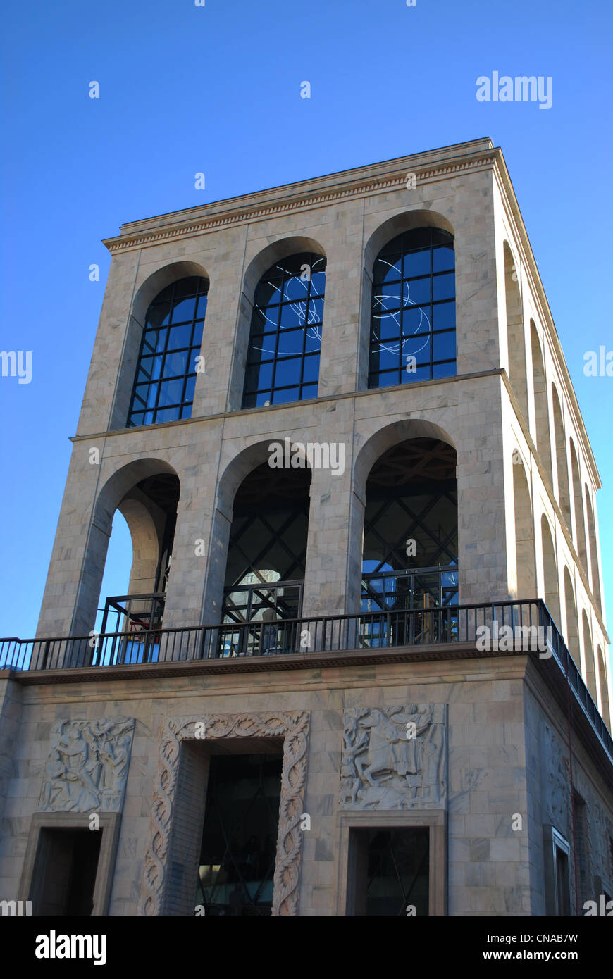 Arengario Palast, Museum des 20. Jahrhunderts, Dom Domplatz, Mailand, Italien Stockfoto