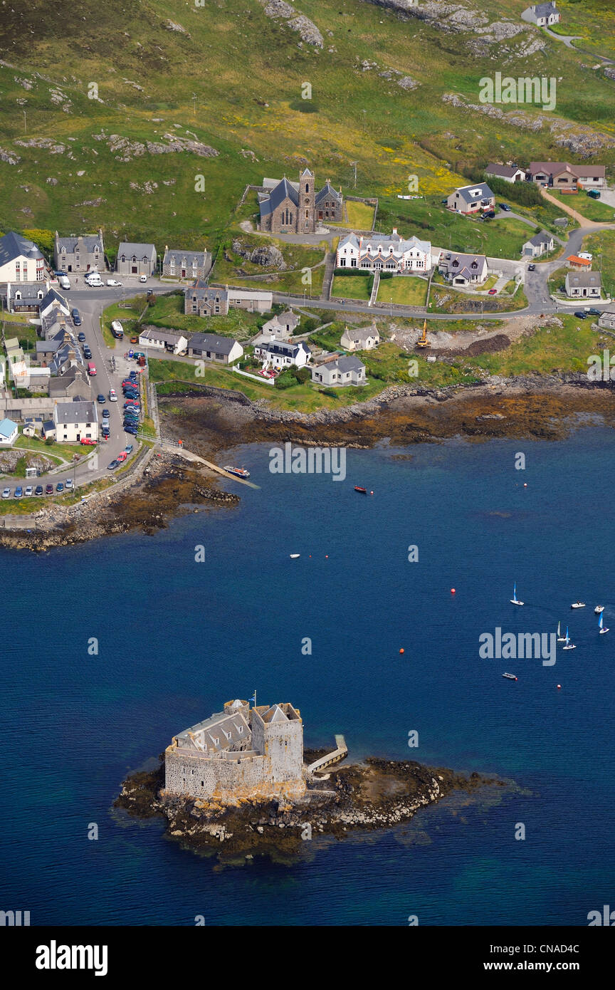 Großbritannien, Schottland, äußeren Hebriden, Isle of Barra (Luftbild) Stockfoto