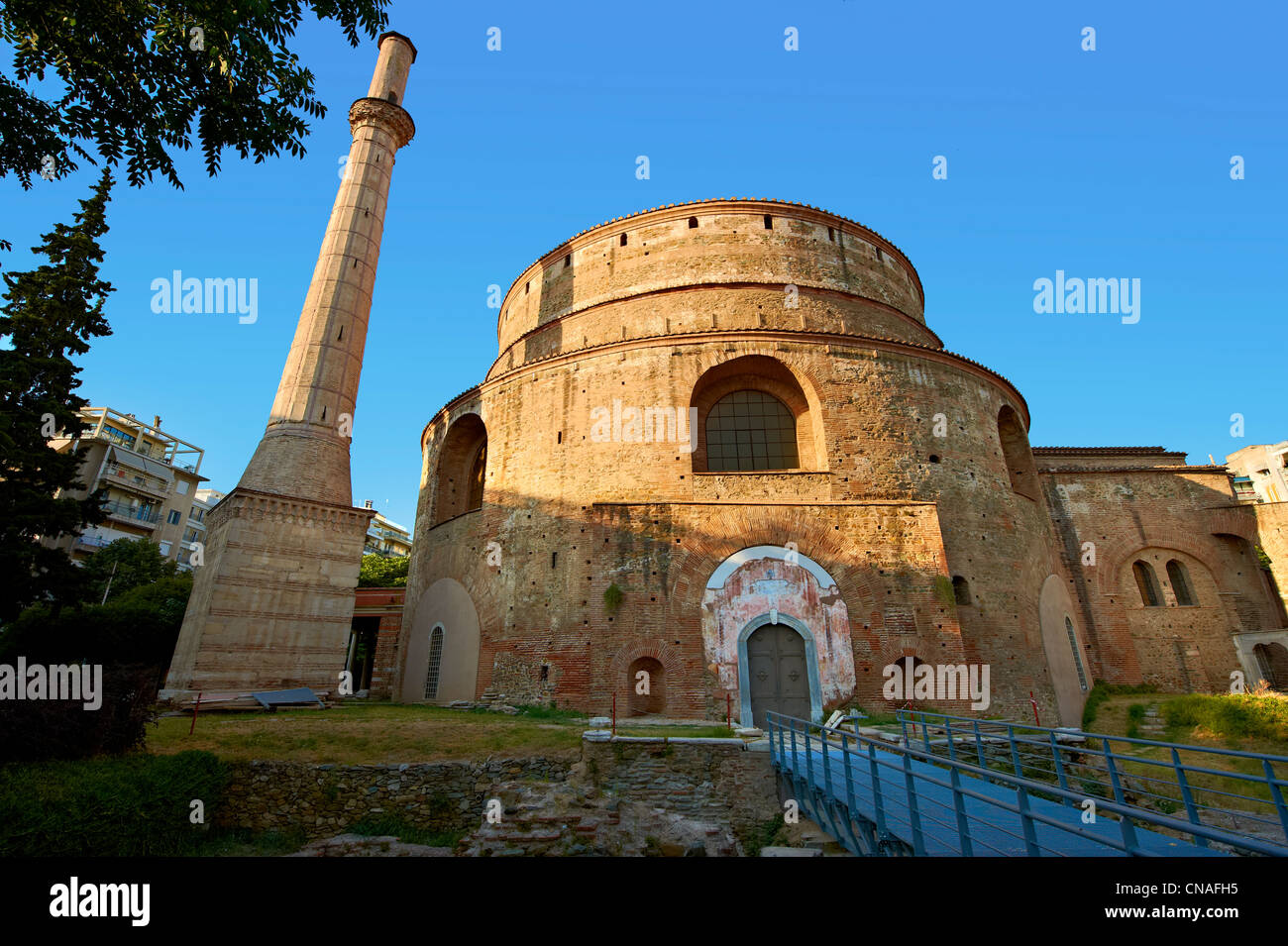 4. Jahrhundert erbaute 311 romanische Rotunde Kirche von Agios Georgios oder die Rotunde "St. Georg". Thessaloniki Stockfoto