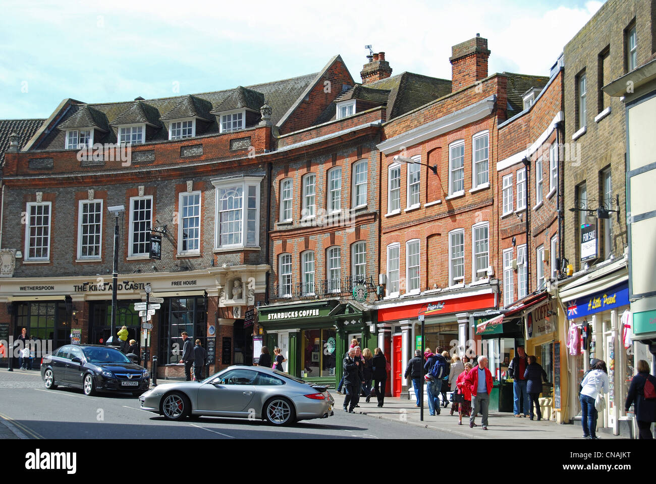 High Street, Windsor, Berkshire, England, Vereinigtes Königreich Stockfoto