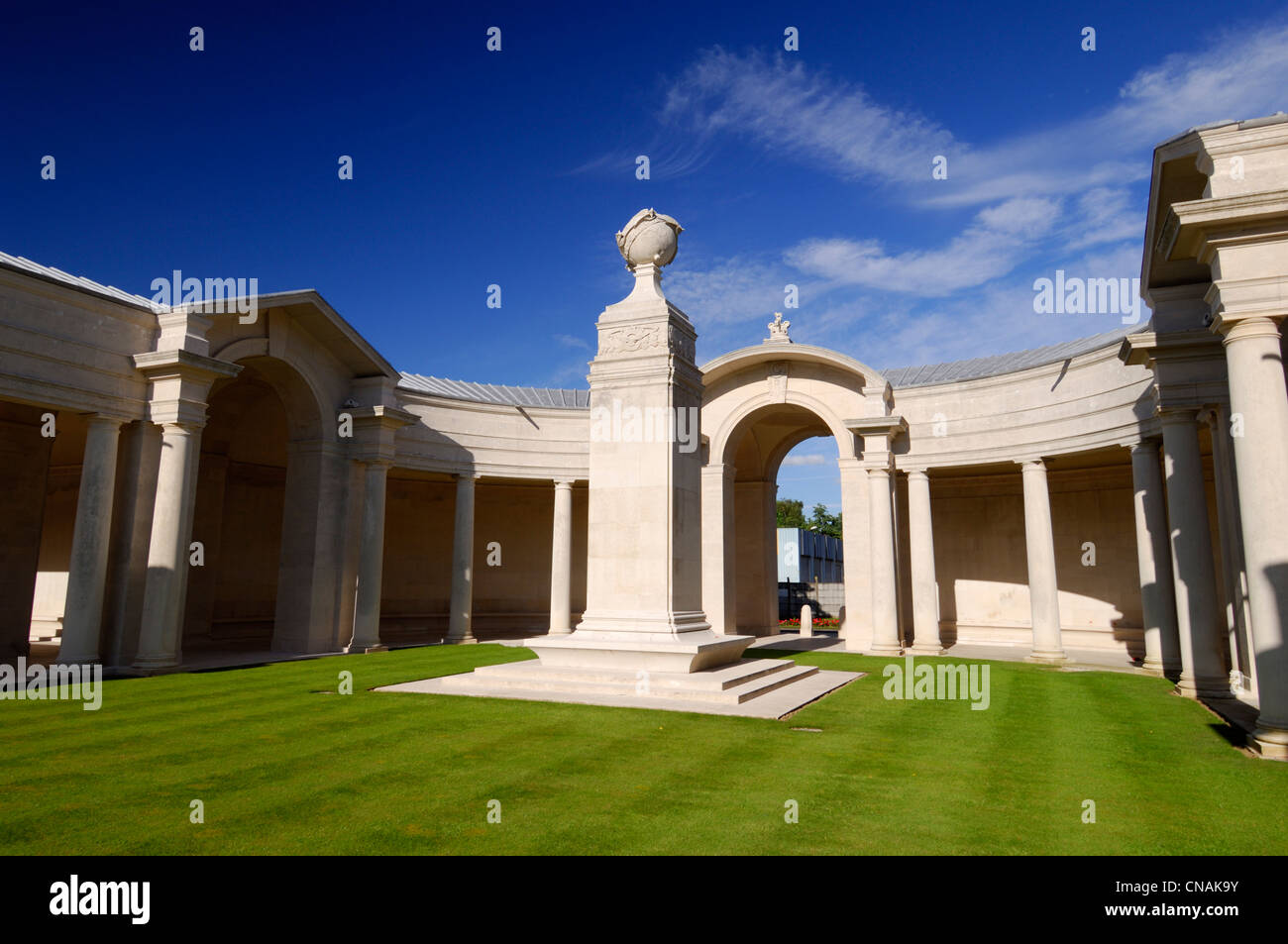 Pas-De-Calais, Arras, Militärfriedhof von Faubourg Amiens, Frankreich, Arras Flying Services Memorial 990 Piloten und Stockfoto