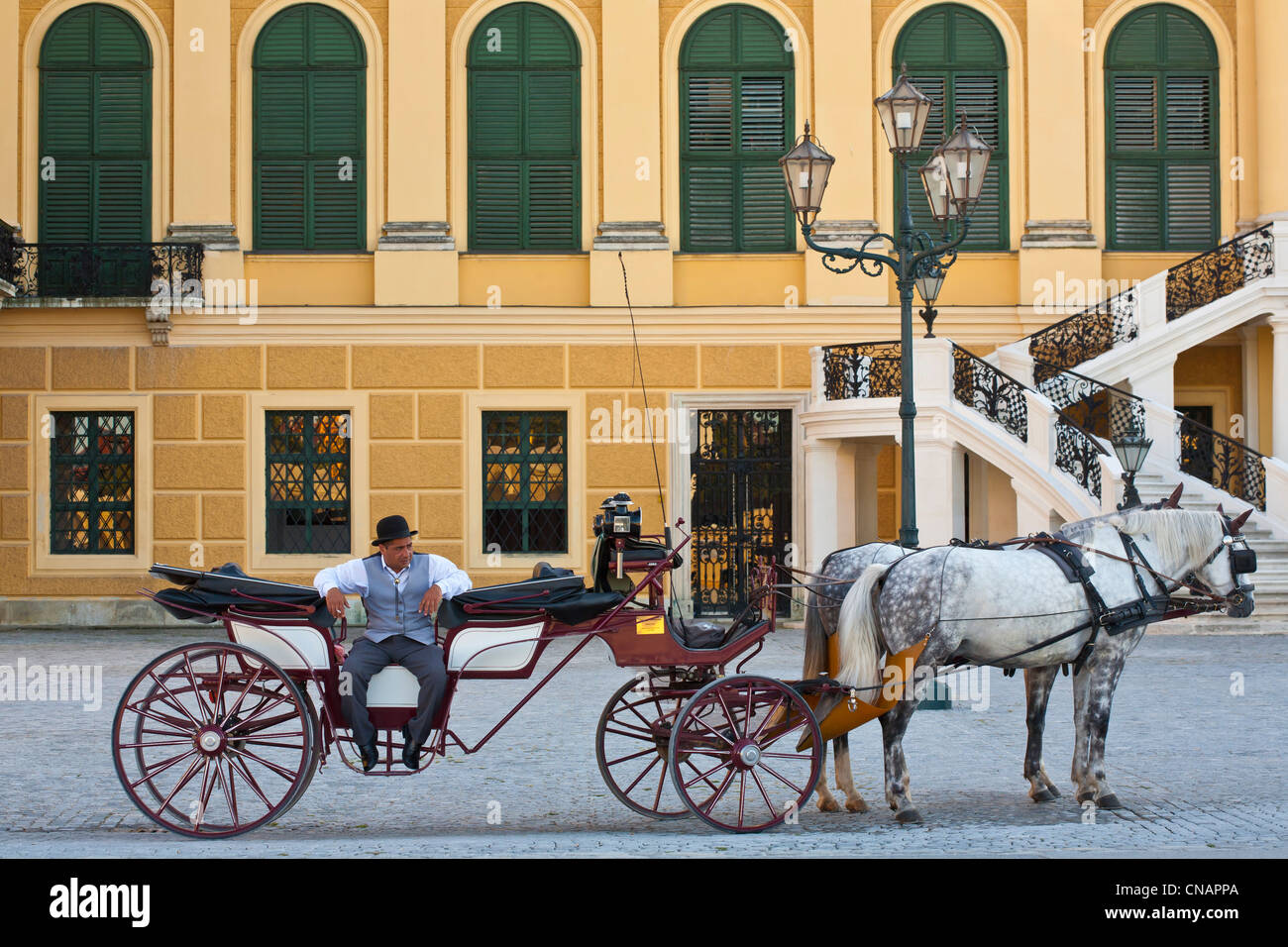 Österreich, Wien, Altstadt Weltkulturerbe der UNESCO, Schönbrunn Schloss, erbaut zwischen 1696 bis 1699 von Johann Stockfoto