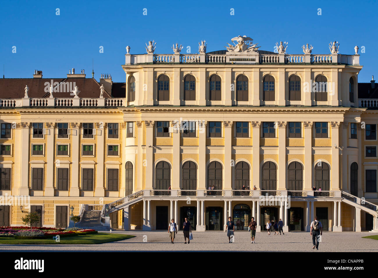 Österreich, Wien, Altstadt Weltkulturerbe der UNESCO, Schönbrunn Schloss, erbaut zwischen 1696 bis 1699 von Johann Stockfoto