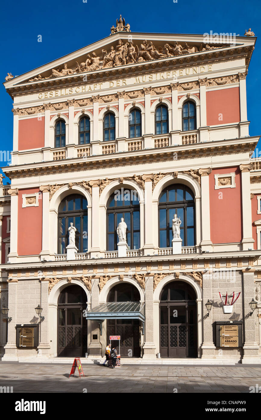 Österreich, Wien, Altstadt Weltkulturerbe der UNESCO, Musikverein (Haus des Wiener Musikvereins), Konzertsaal Stockfoto