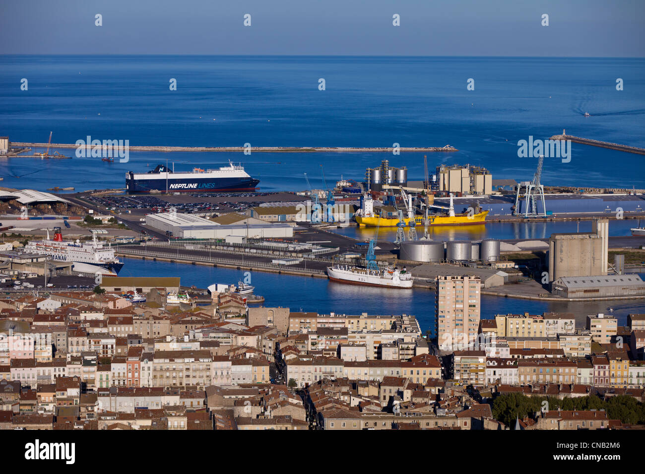 Frankreich, Herault, Sete, Hafen Stockfoto