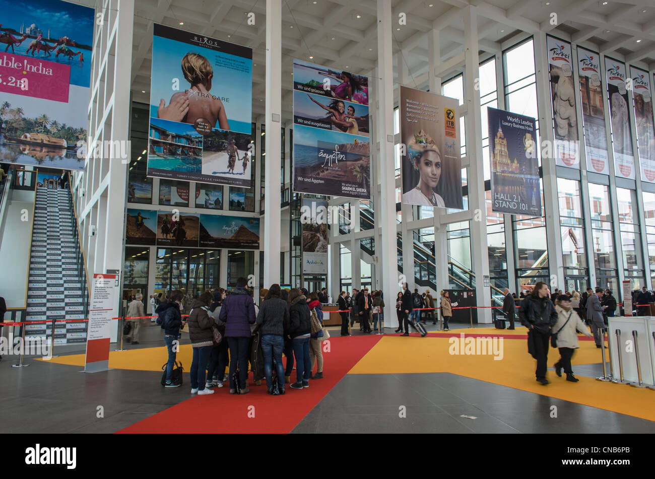 ITB Berlin 2012 Foyer Stockfoto