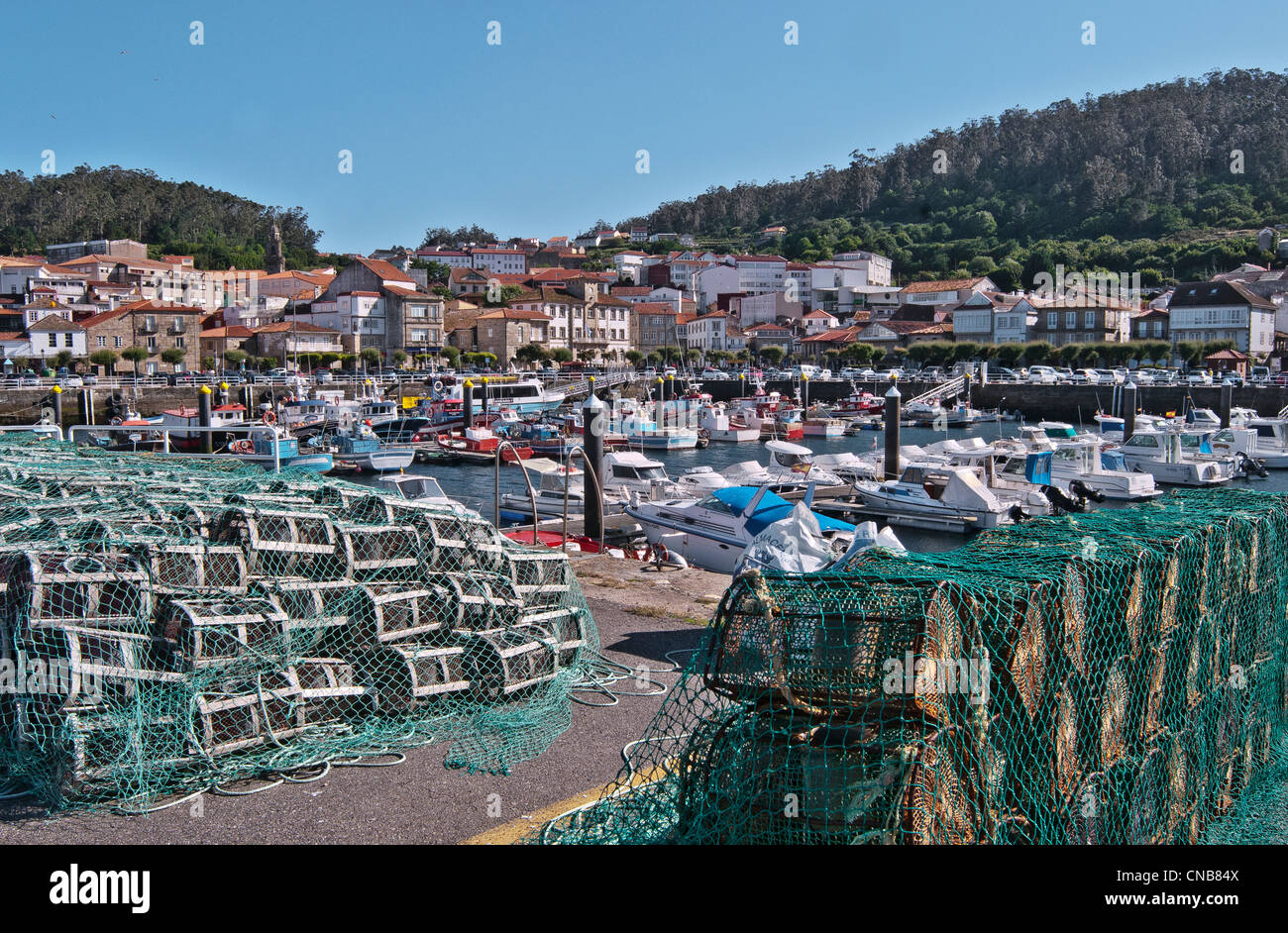 Spanien, Galicien, Muros, port Stockfoto