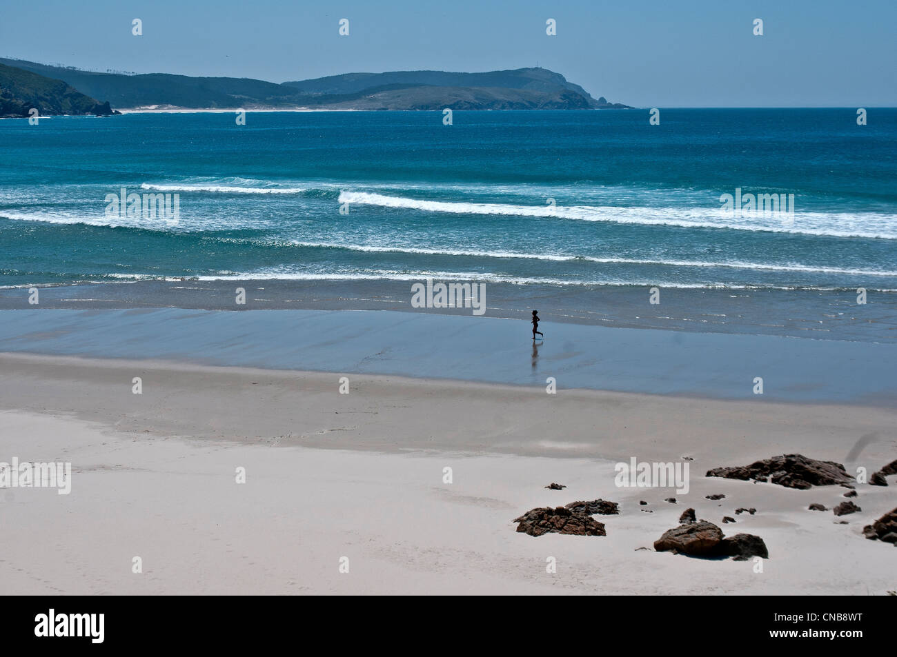 Spanien, Galicien, Nemine Strand in der Nähe von Cape Tourinan Stockfoto