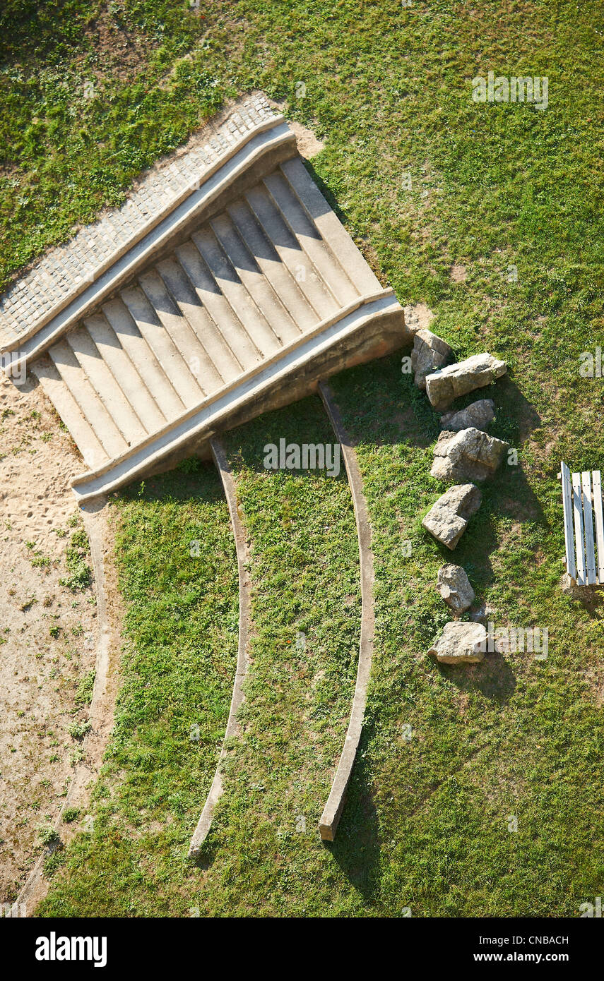 Frankreich, Loire, Firminy, Le Corbusier-Website von Firminy (Firminy-Vert), der Wohneinheit Stockfoto