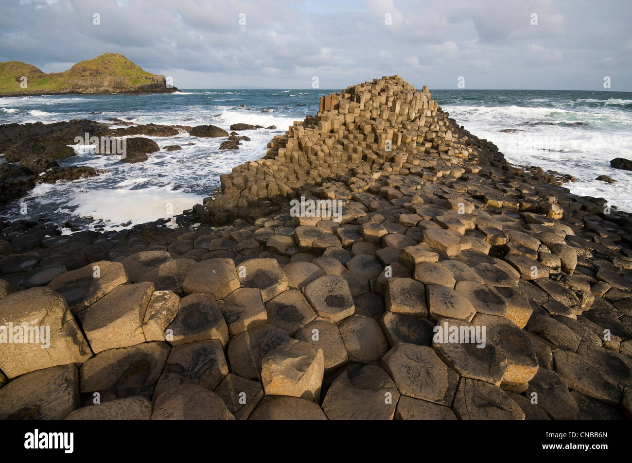 Großbritannien, Nordirland, Antrim County, Giant es Causeway als Weltkulturerbe der UNESCO gelistet Stockfoto
