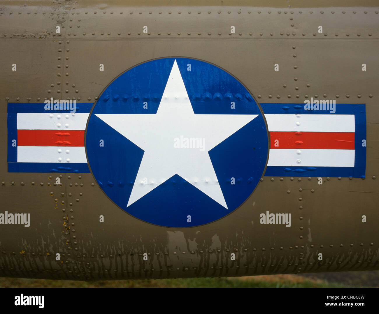 Detail der US Army Air Corps Logo Stockfoto