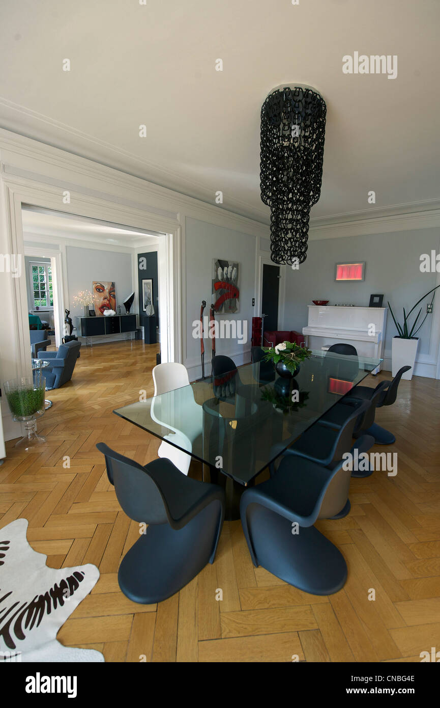 Frankreich, Haut Rhin, Mulhouse, Villa, Villa Eden, Bett und Frühstück Stockfoto