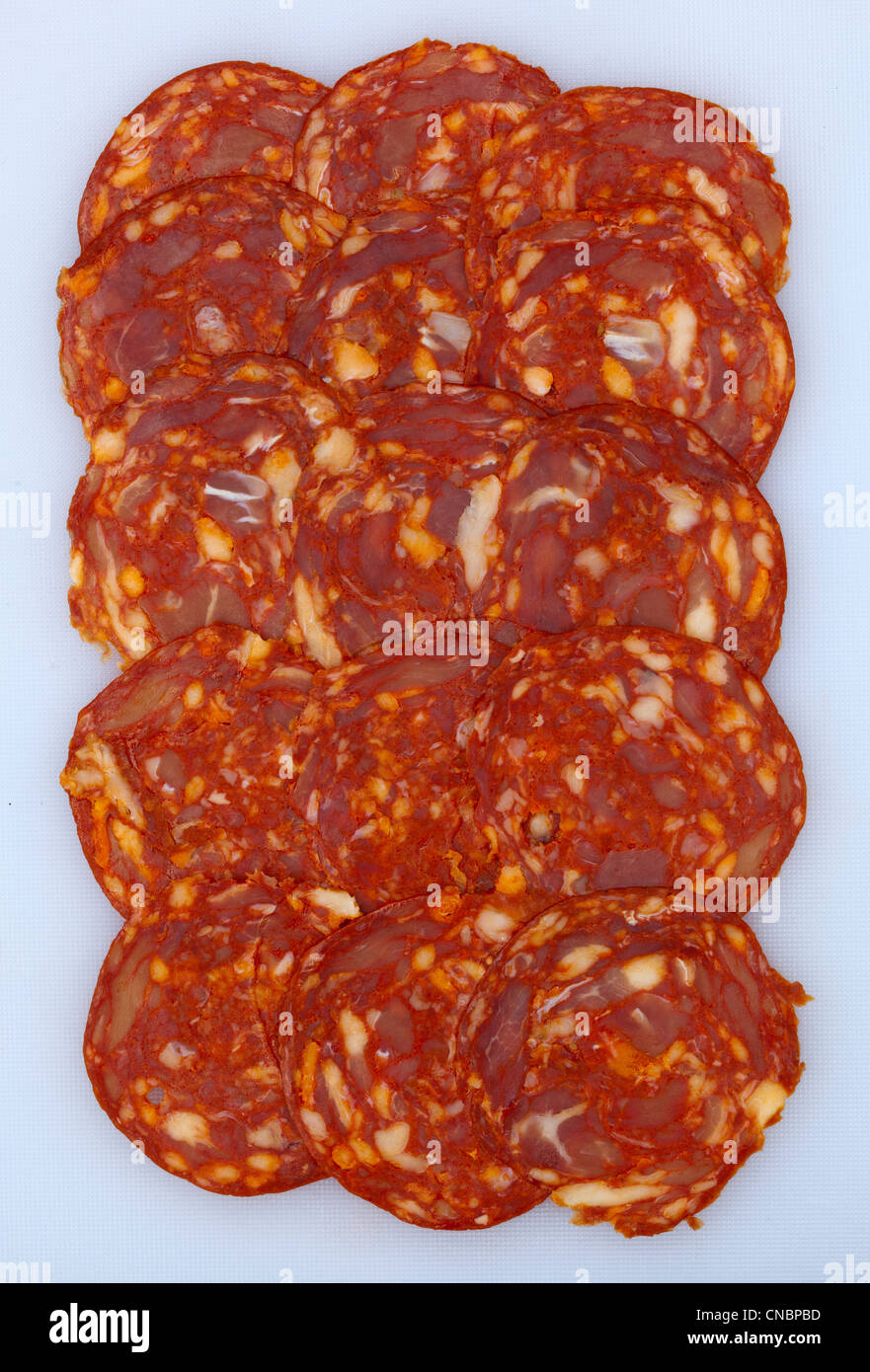 Chorizo Wurst Stockfoto