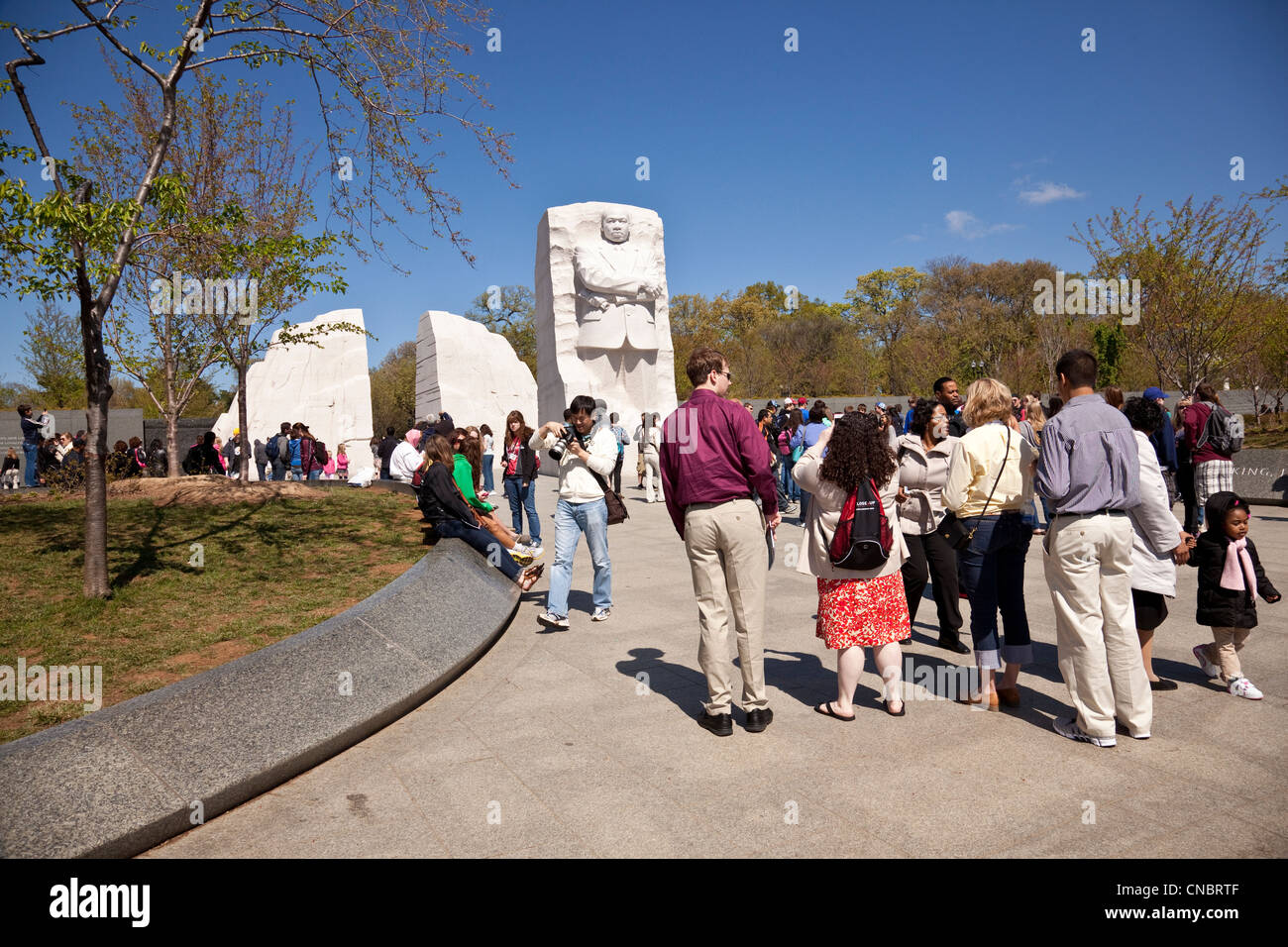 Martin Luther King Jr. Memorial in Washington; D. C. auf der National Mall von Bildhauer Lei Yixin Stockfoto