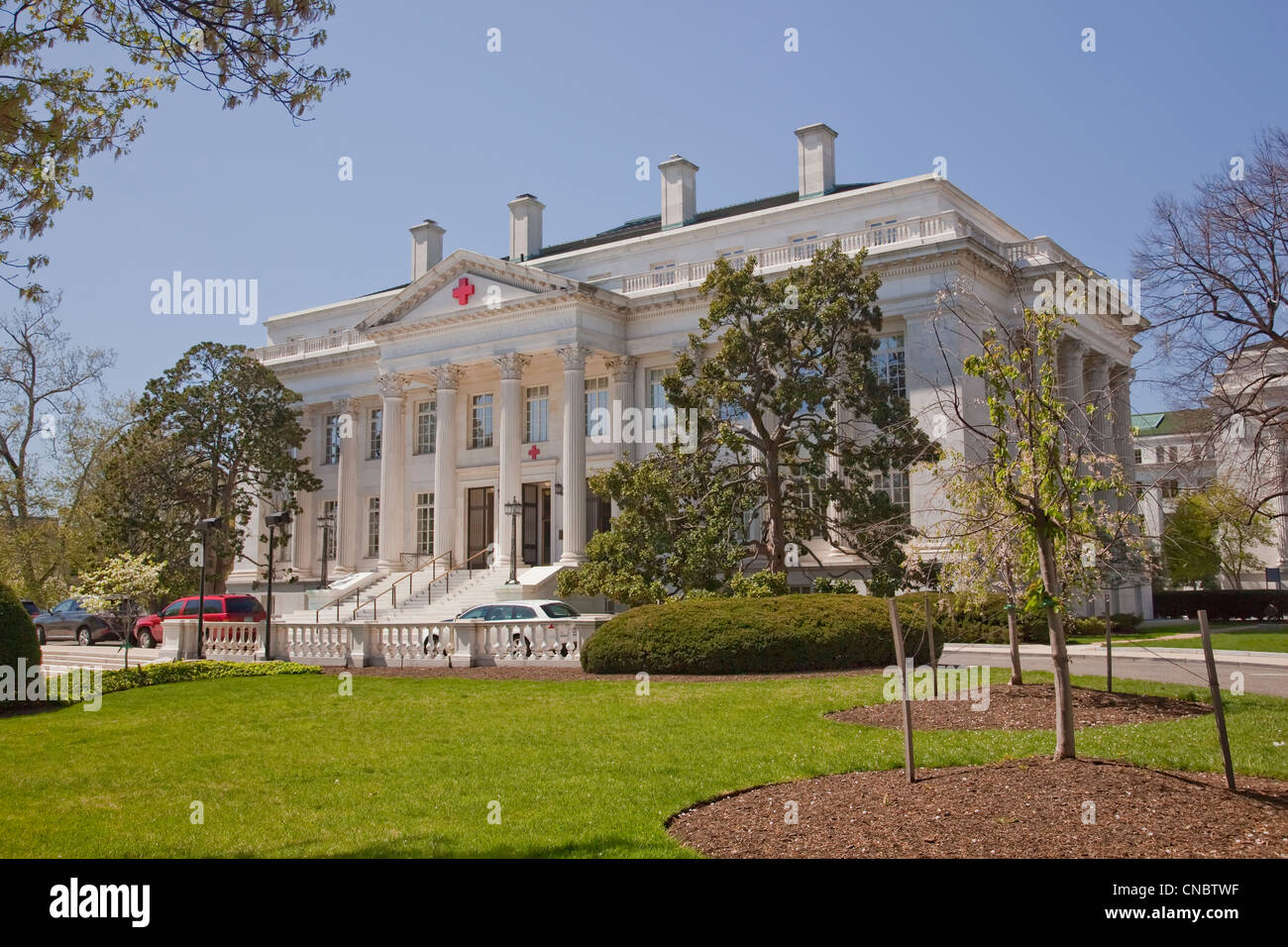 Hauptsitz von dem amerikanischen Roten Kreuz in Washington; D.C. Stockfoto