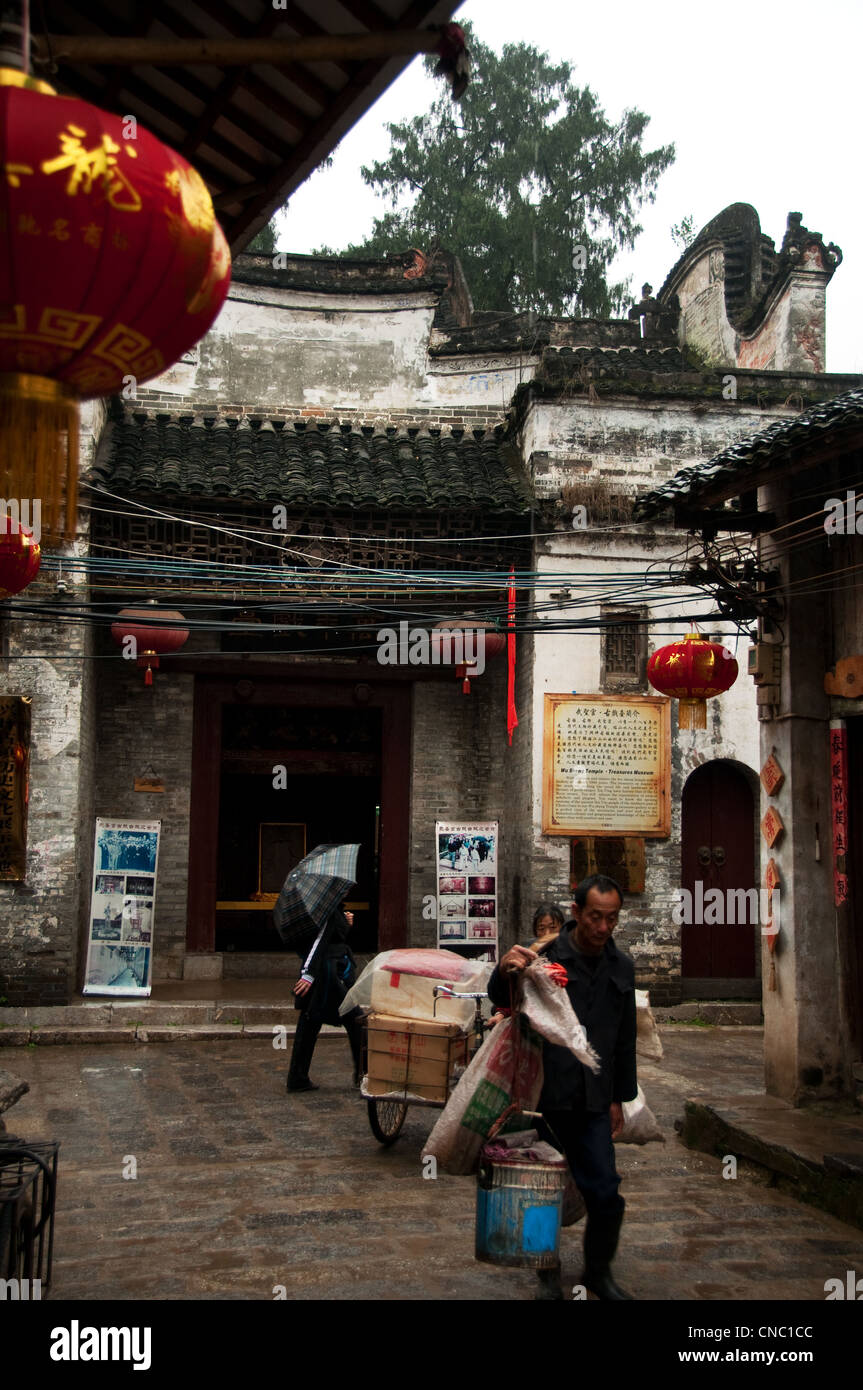 Xinping Straße, Li-River-Region Stockfoto