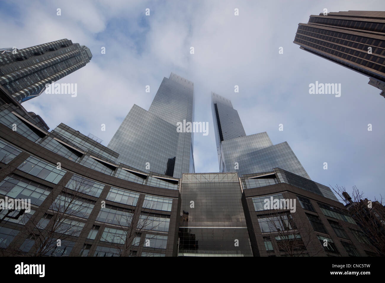 Time Warner Center am Columbus Circle in Manhattan, New York City Stockfoto