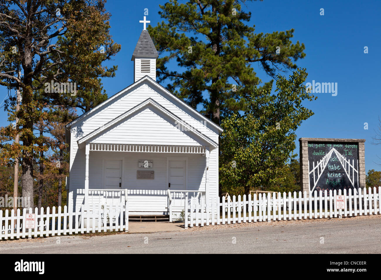 Kapelle in Christus den Ozarks Komplex in Eureka Springs, Arkansas. Stockfoto