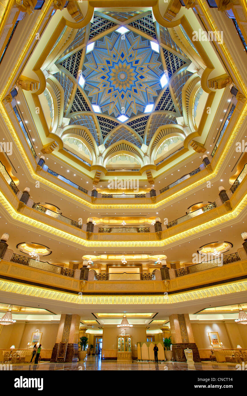 Abu Dhabi, Emirates Palace Stockfoto
