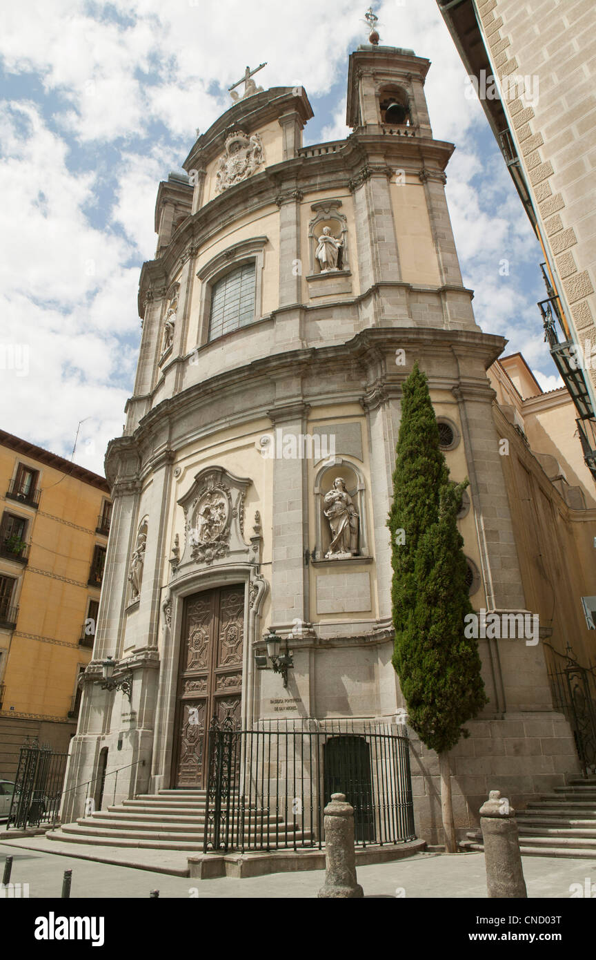 San Miguel Kirche Madrid Spanien katholische Religion Denkmal Architektur Tourismus Tempel Stockfoto