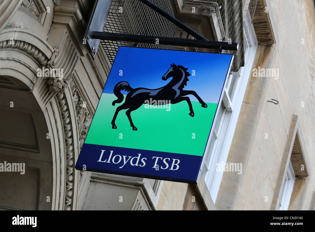 Lloyds TSB Bank Zeichen Stockfoto