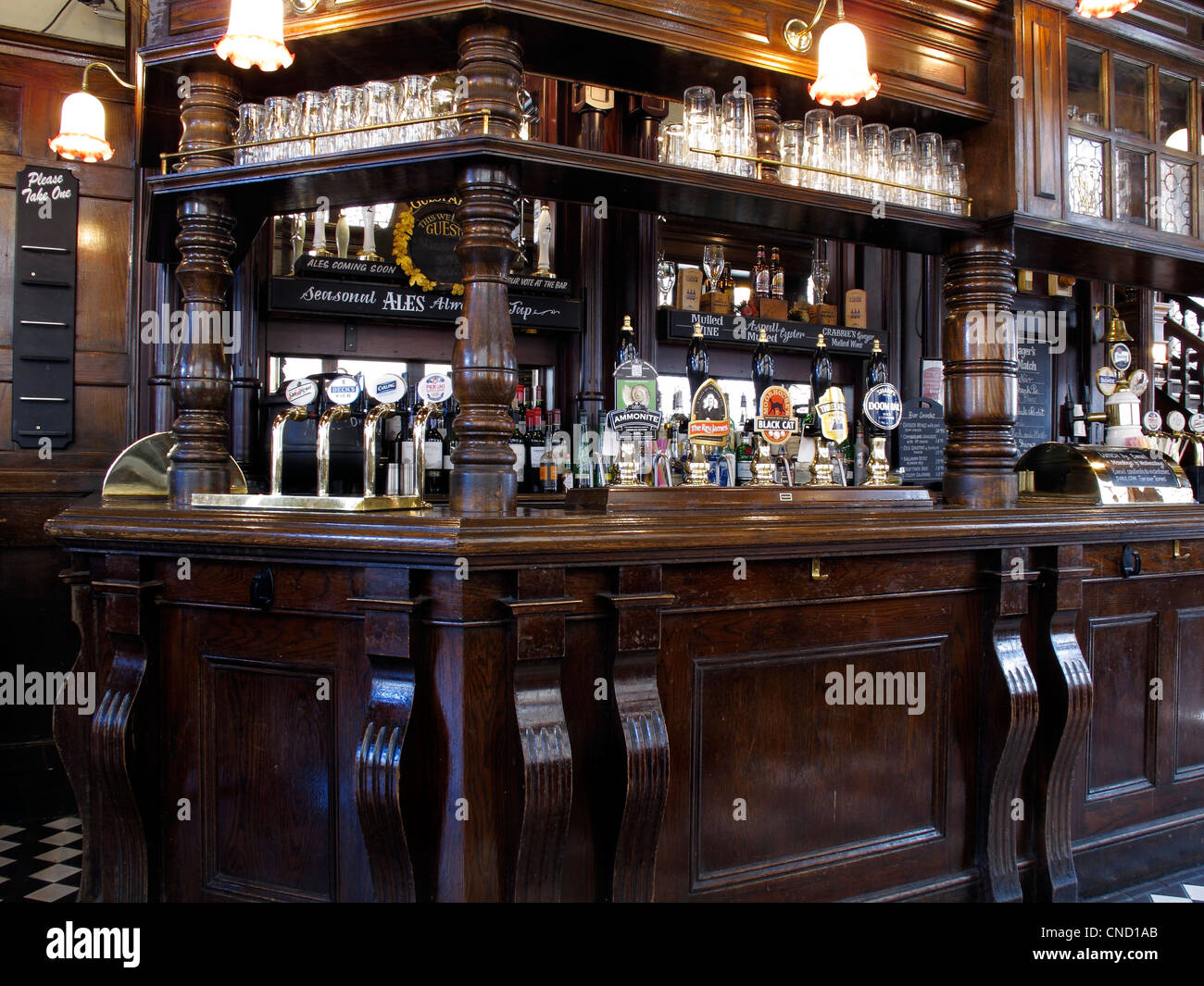 Historical Pub Interior Stockfotos Historical Pub Interior