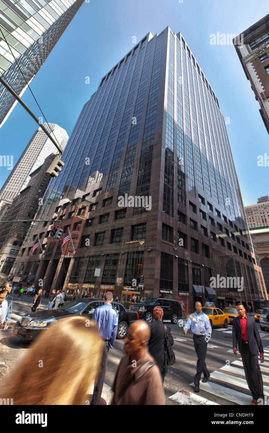 Bank of America Plaza in 335 Madison Avenue in Manhattan, New York City Stockfoto