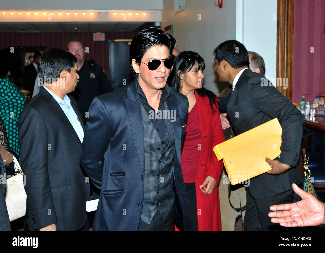 "Movie Star" Indien Shah Rukh Khan Bollywood an der Yale University USA Stockfoto