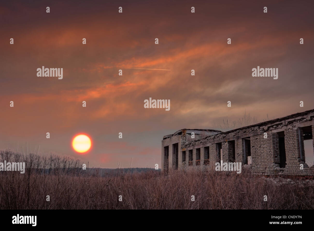 Ukrainischen Naturlandschaft. HDR-Bild aus mehreren Schuss Stockfoto