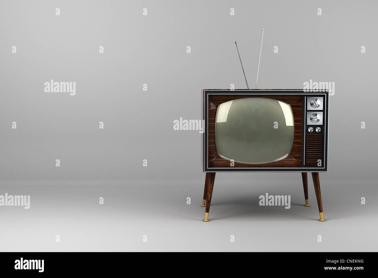 Vintage TV Stockfoto