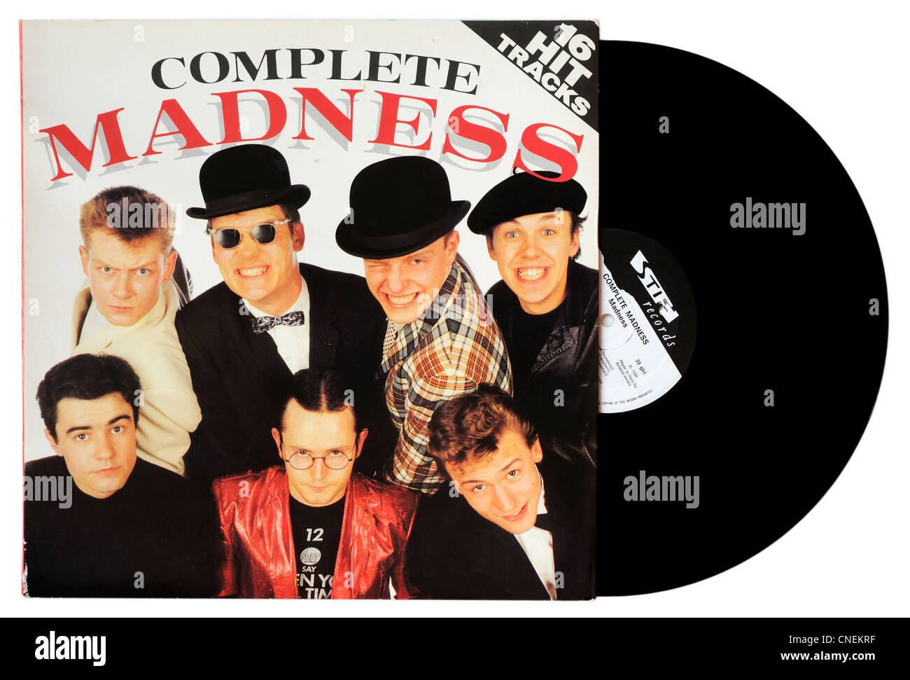 Komplette Wahnsinn album Stockfoto