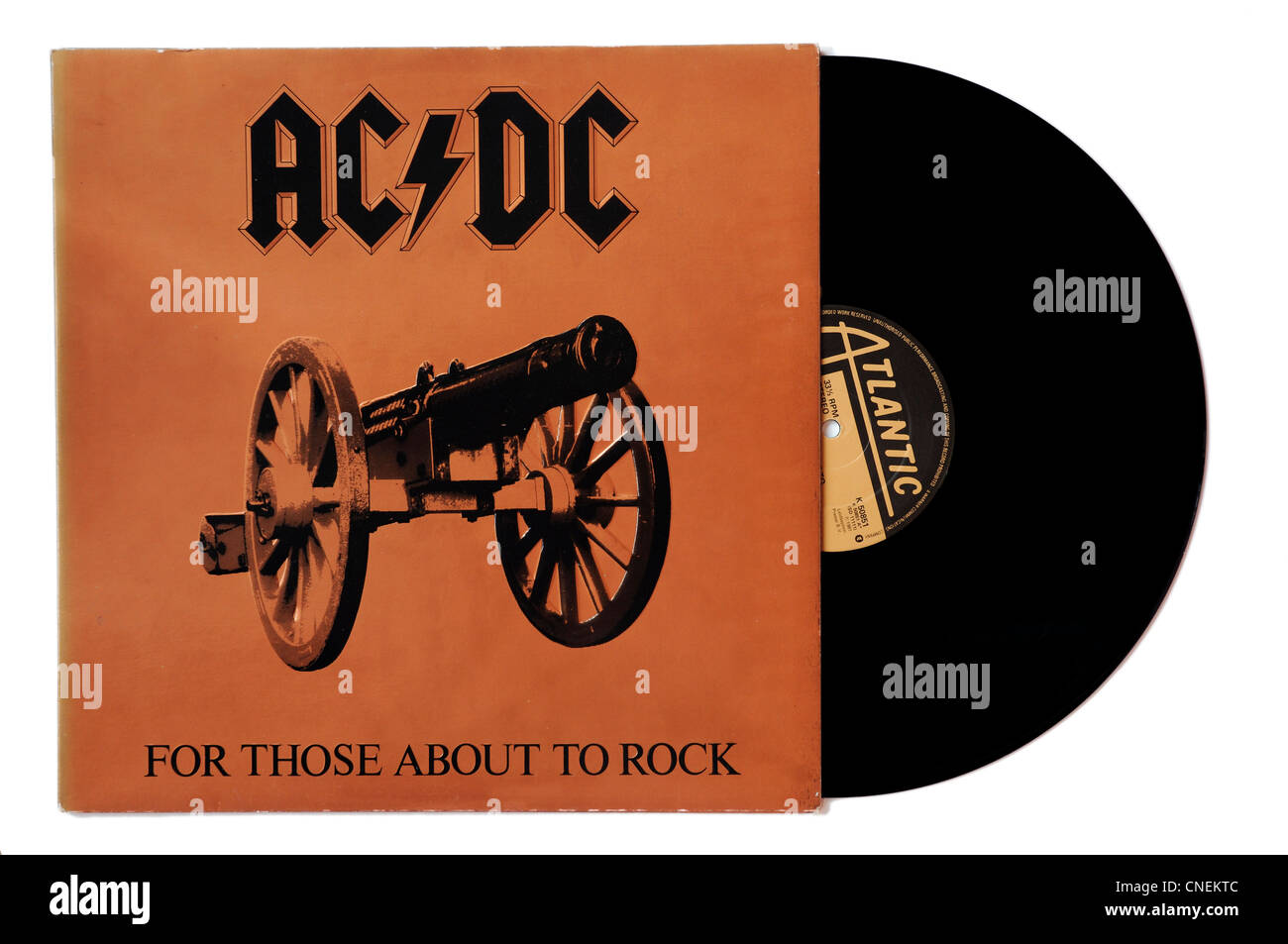 AC/DC For Those About to Rock-album Stockfoto