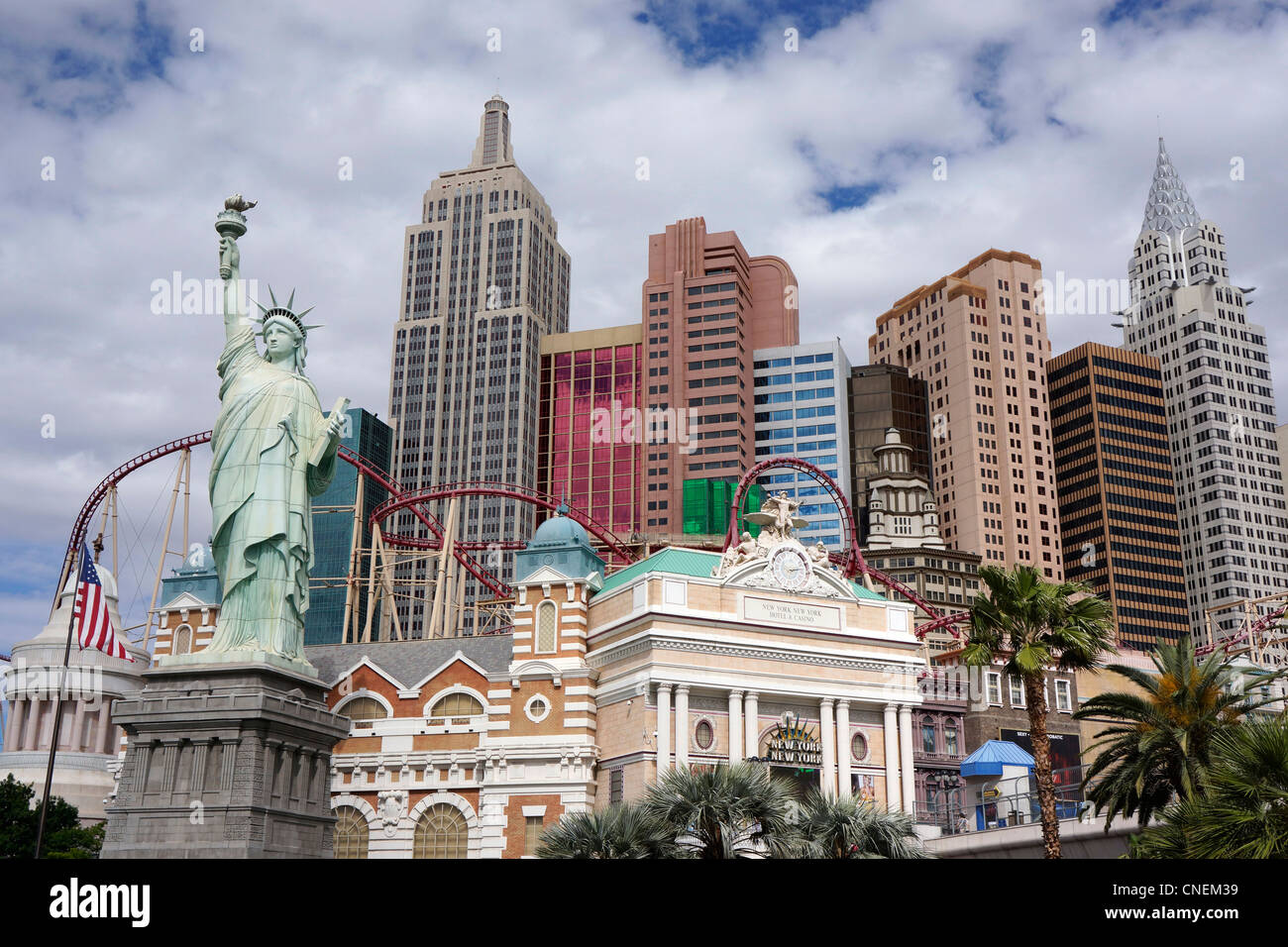 New York-New York Hotel Las Vegas am südlichen Strip, Nevada, USA Stockfoto