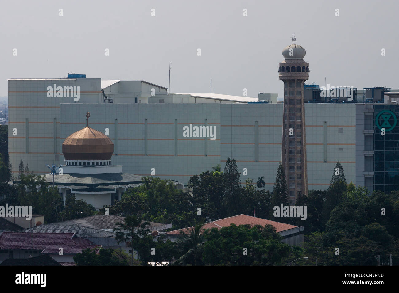 Moschee, Medan, Indonesien Stockfoto