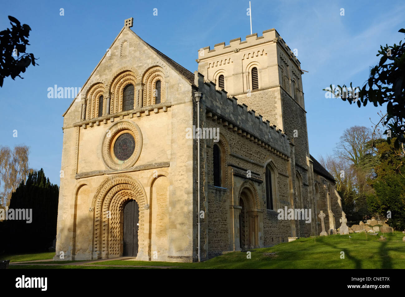 Iffley Kirche Stockfoto