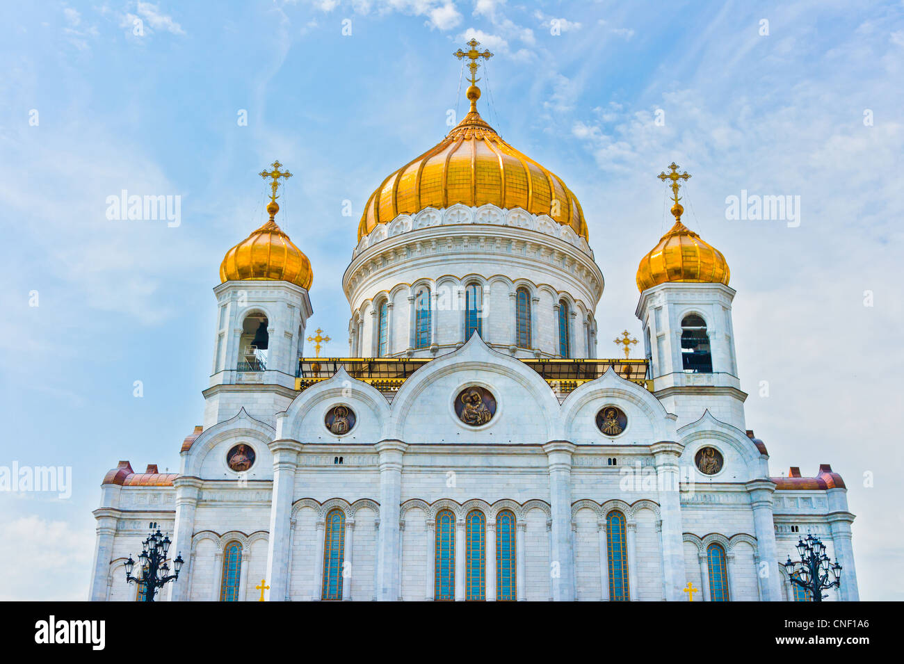 Kathedrale von Christus dem Erlöser in Moskau, Russland, Osteuropa Stockfoto