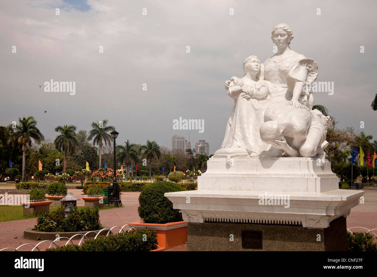 Statuen im Rizal Park, Manila, Philippinen, Asien Stockfoto