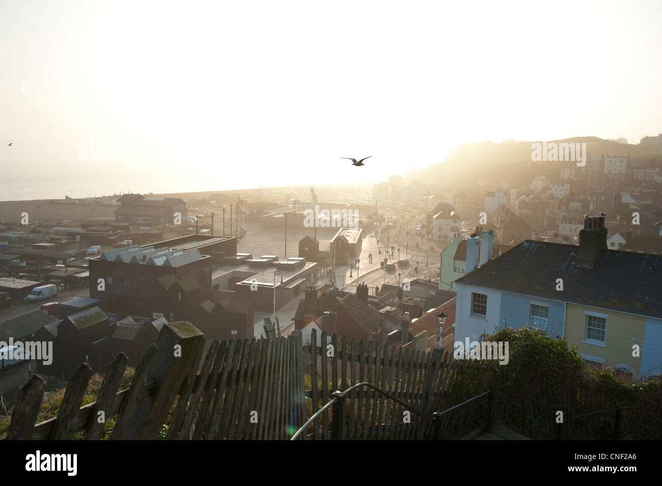 Altstadt von Hastings, East Sussex, England, Großbritannien Stockfoto