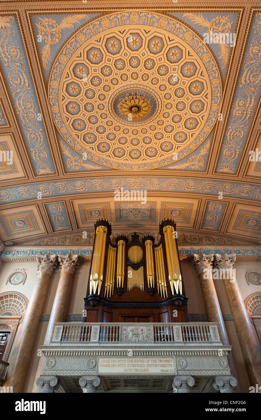 Kapelle Orgel Old Royal Naval College Greenwich Stockfoto