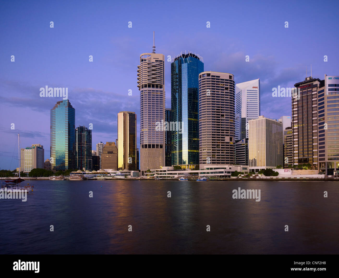 Brisbane Central Business District-Queensland-Australien Stockfoto