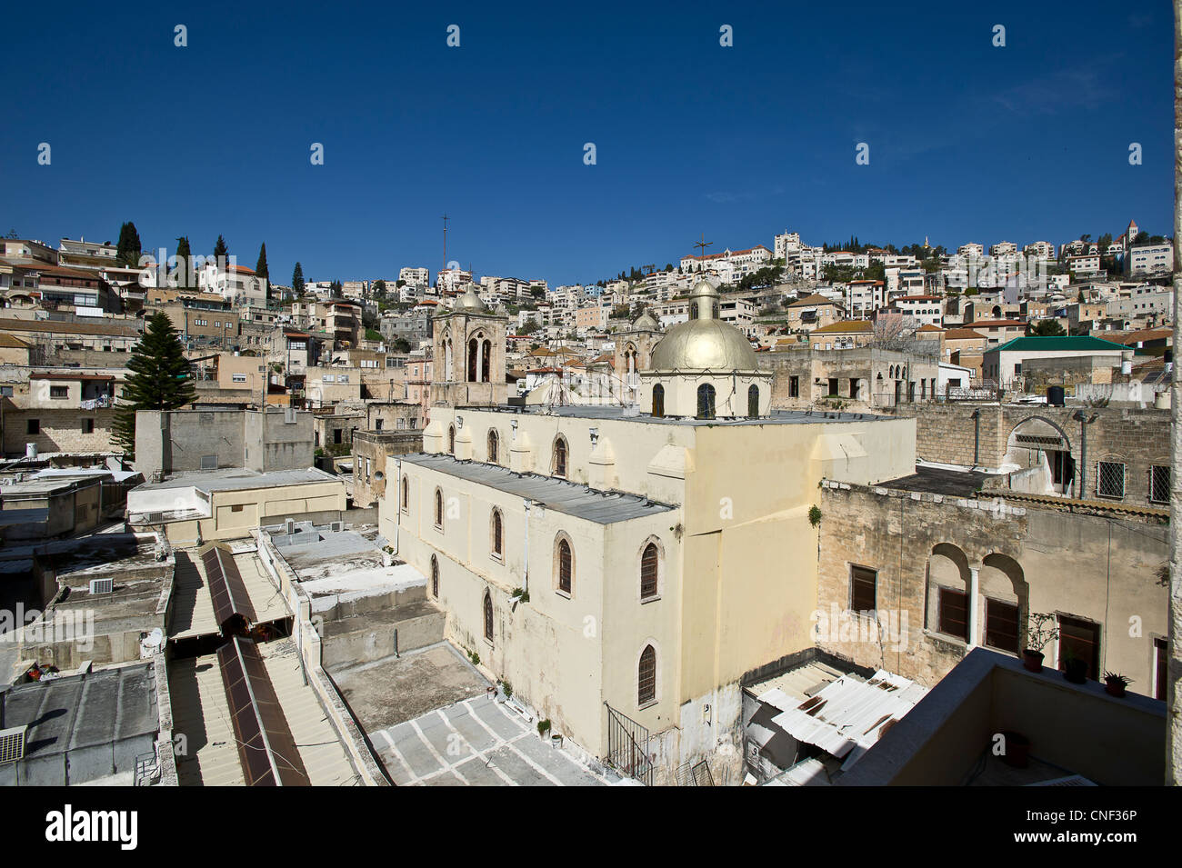Gabriels Kirche Nazareth Stockfoto