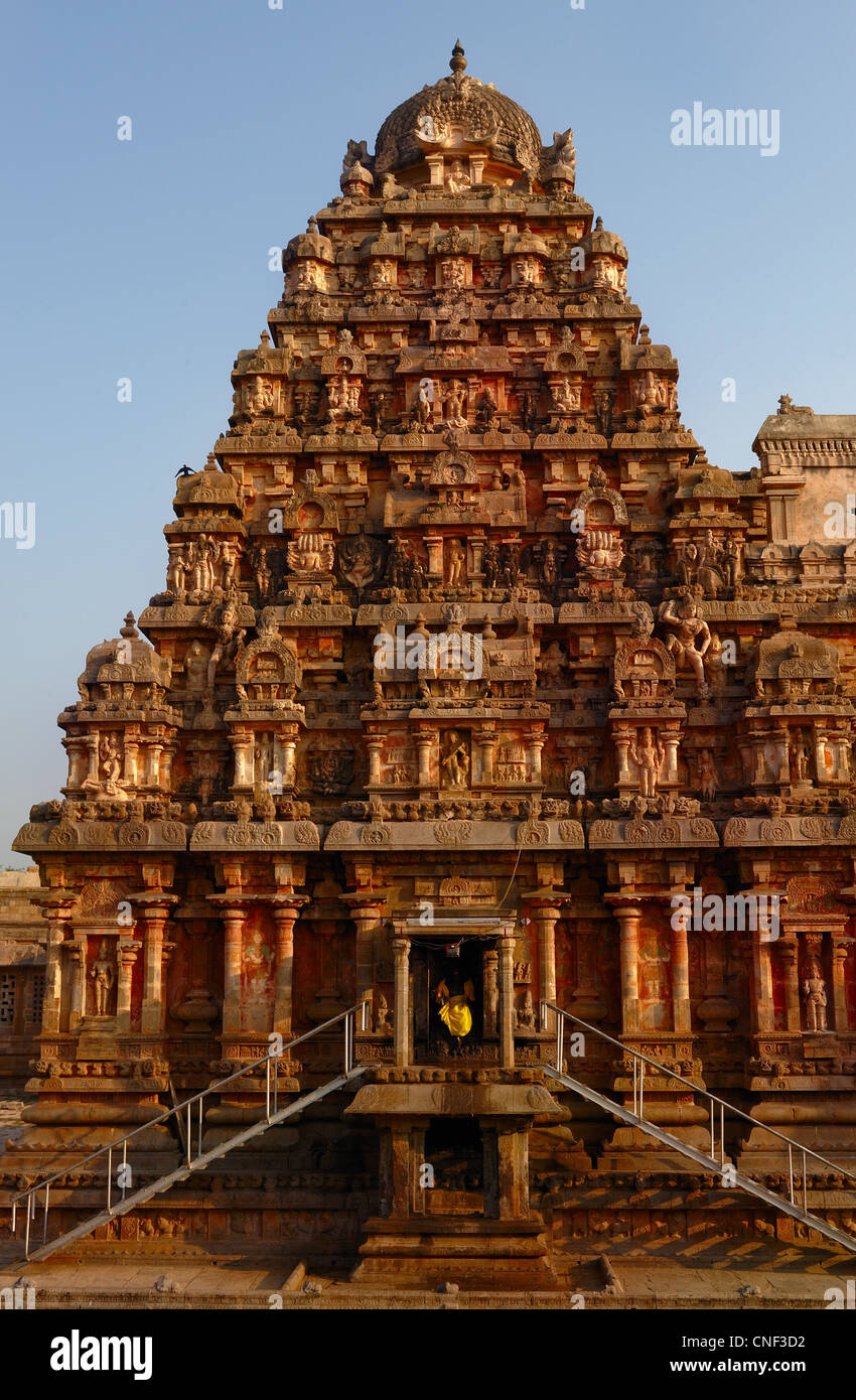 World Heritage Chola Tempel, Dhaaraasuram - Indien Stockfoto