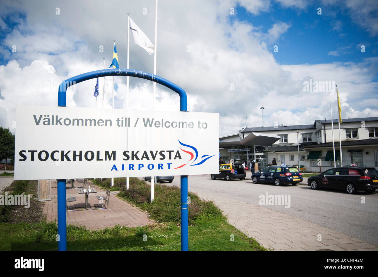 Stockholm skavsta airport swedish ryanair Fotos und Bildmaterial in