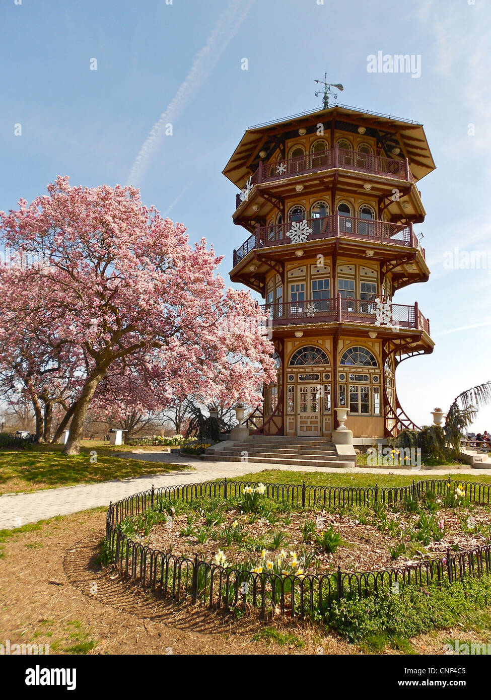 "Observatorium" in Patterson Park, Baltimore, Maryland Stockfoto