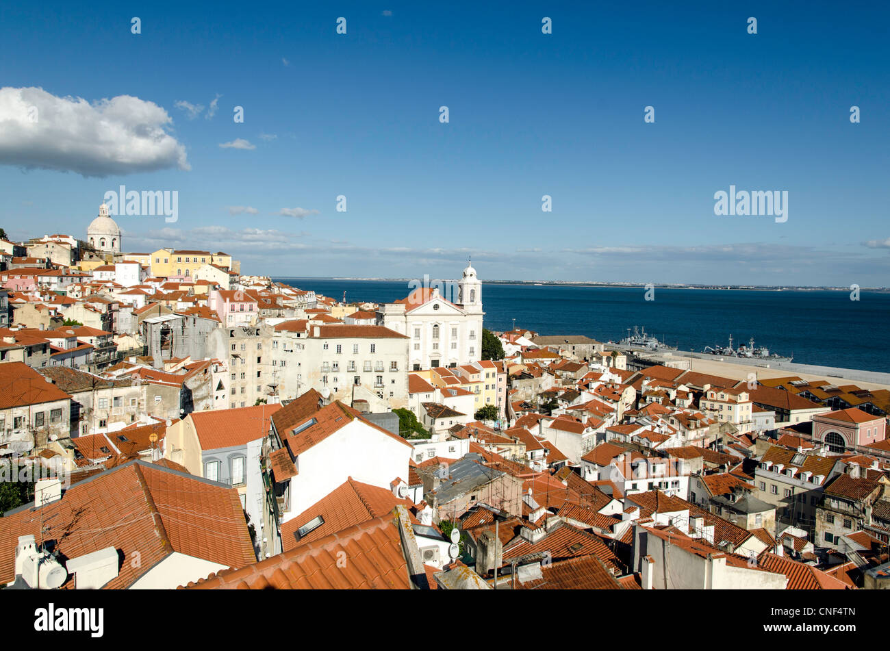 Alfama Viertel von Lissabon Portugal Europa Stockfoto