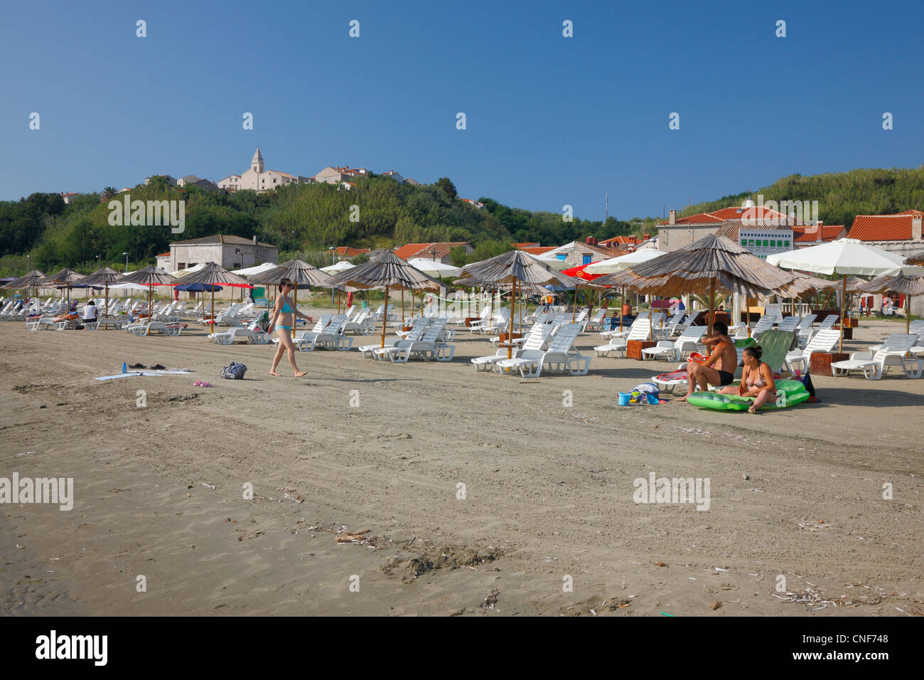 Susak Strand Stockfoto