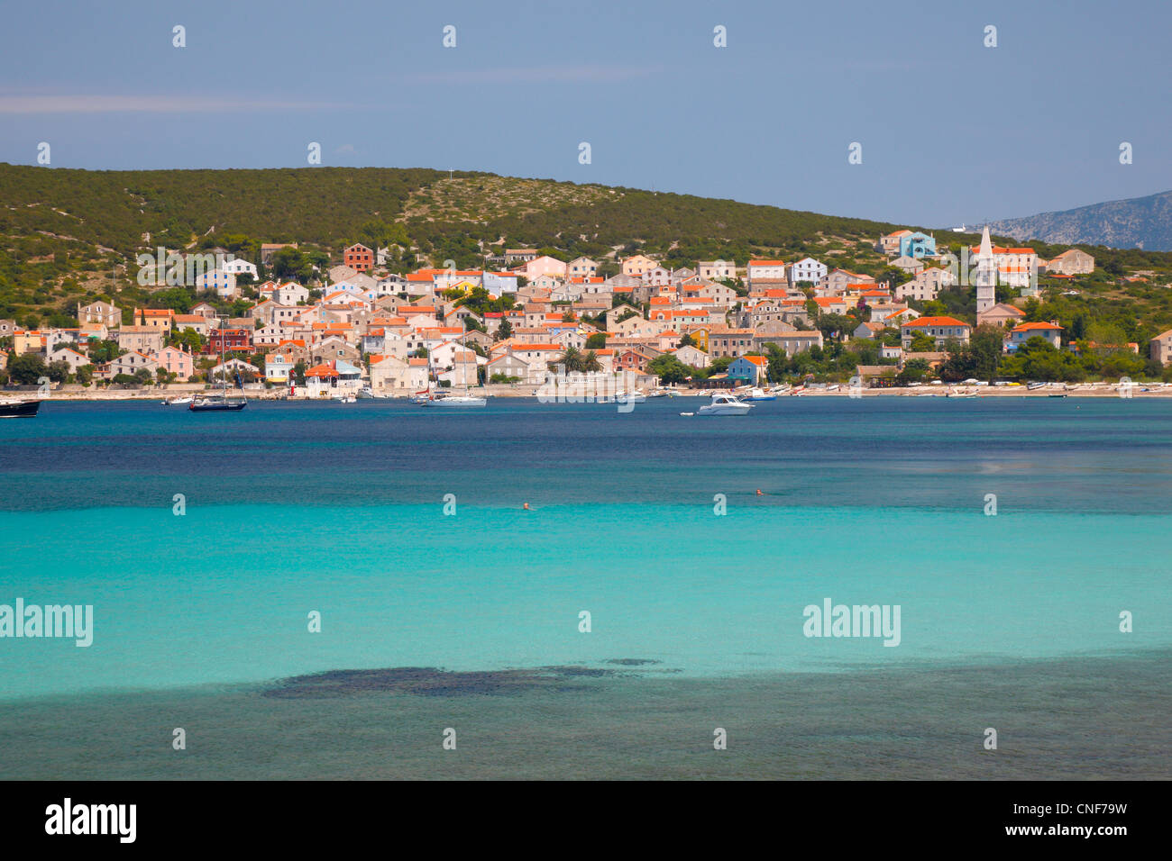 Unije-Inseln Stockfoto