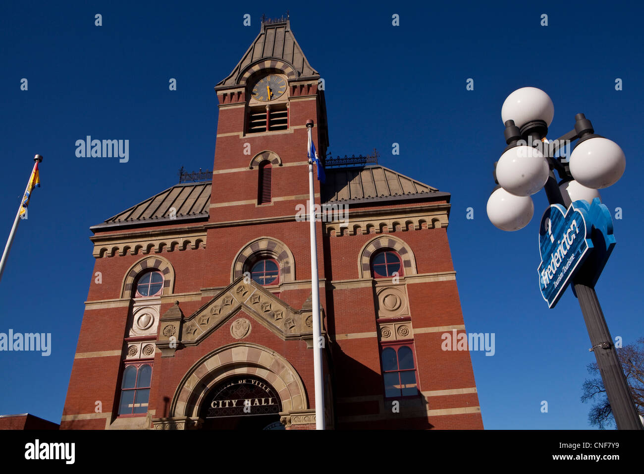 Fredericton Rathaus ist abgebildet in Fredericton, New Brunswick Stockfoto